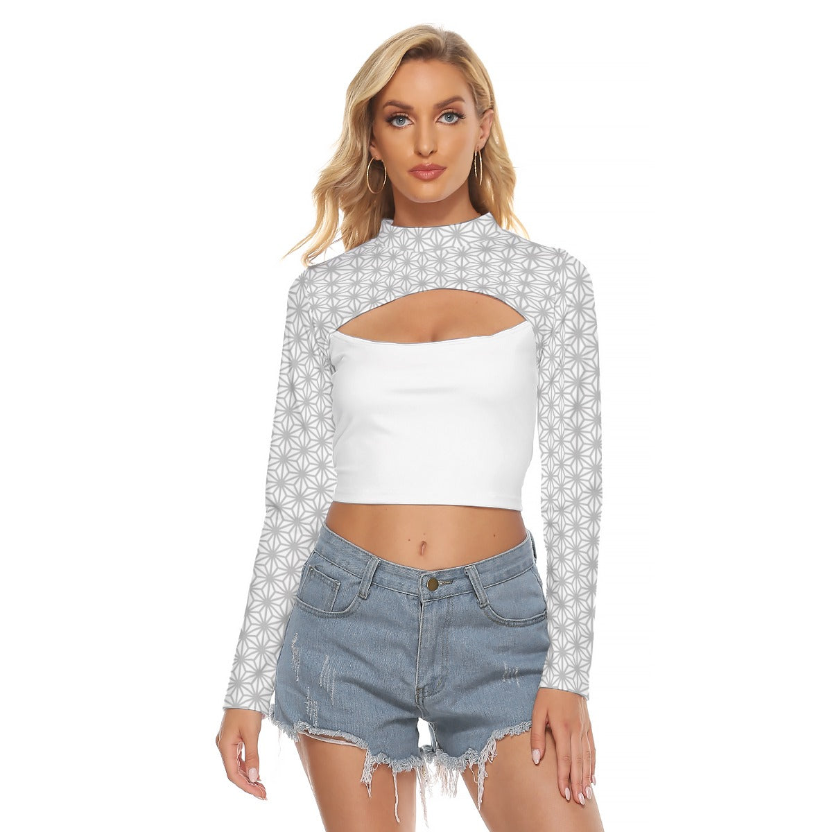 Asanoha (Nix) Keyhole Crop Top