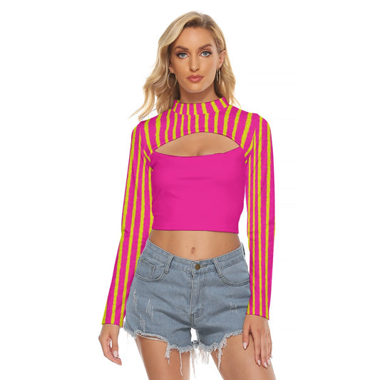 Plume Keyhole Crop Top