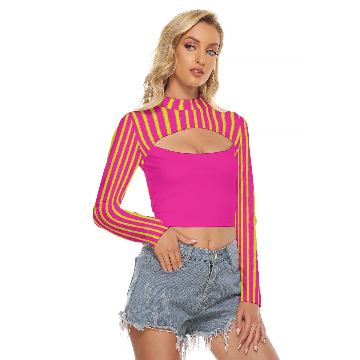 Plume Keyhole Crop Top