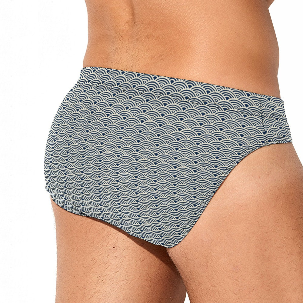 Seigaiha Swim Brief