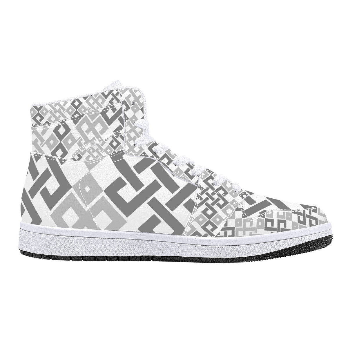 "Nix Karma" High-Top Synthetic Leather Sneakers