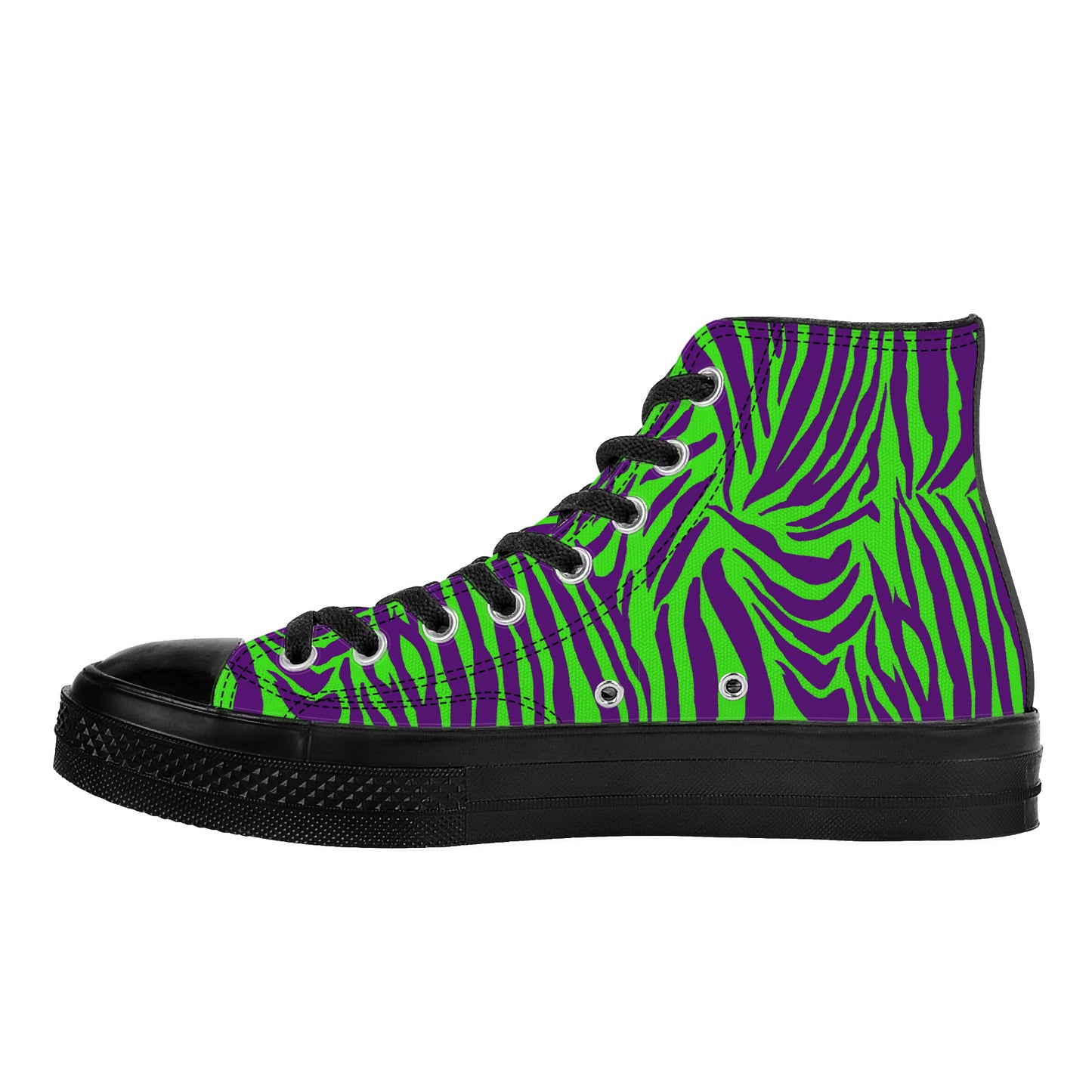 "Zebra" High Top Canvas Shoes