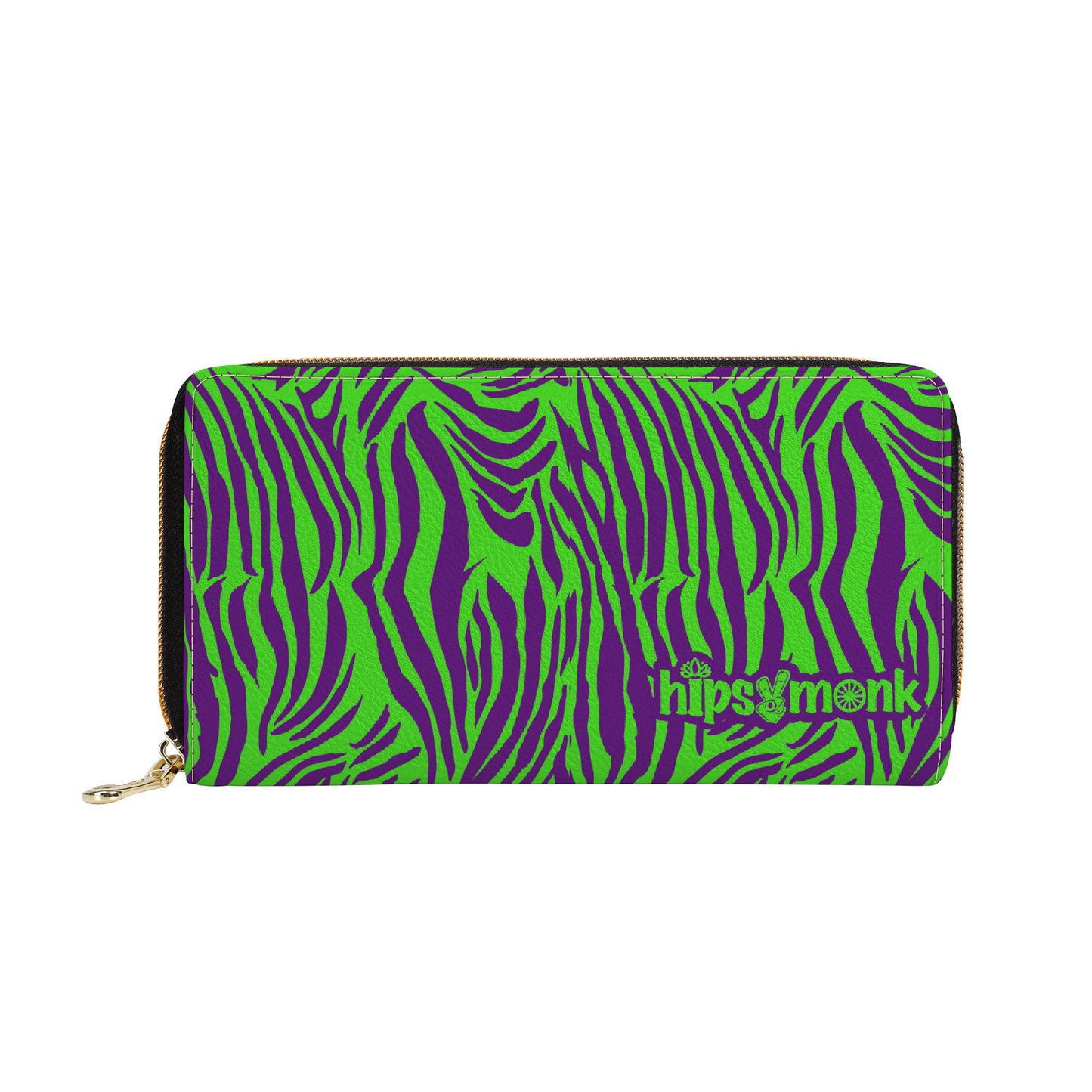 "Zebra" Zipper Purse Clutch Bag