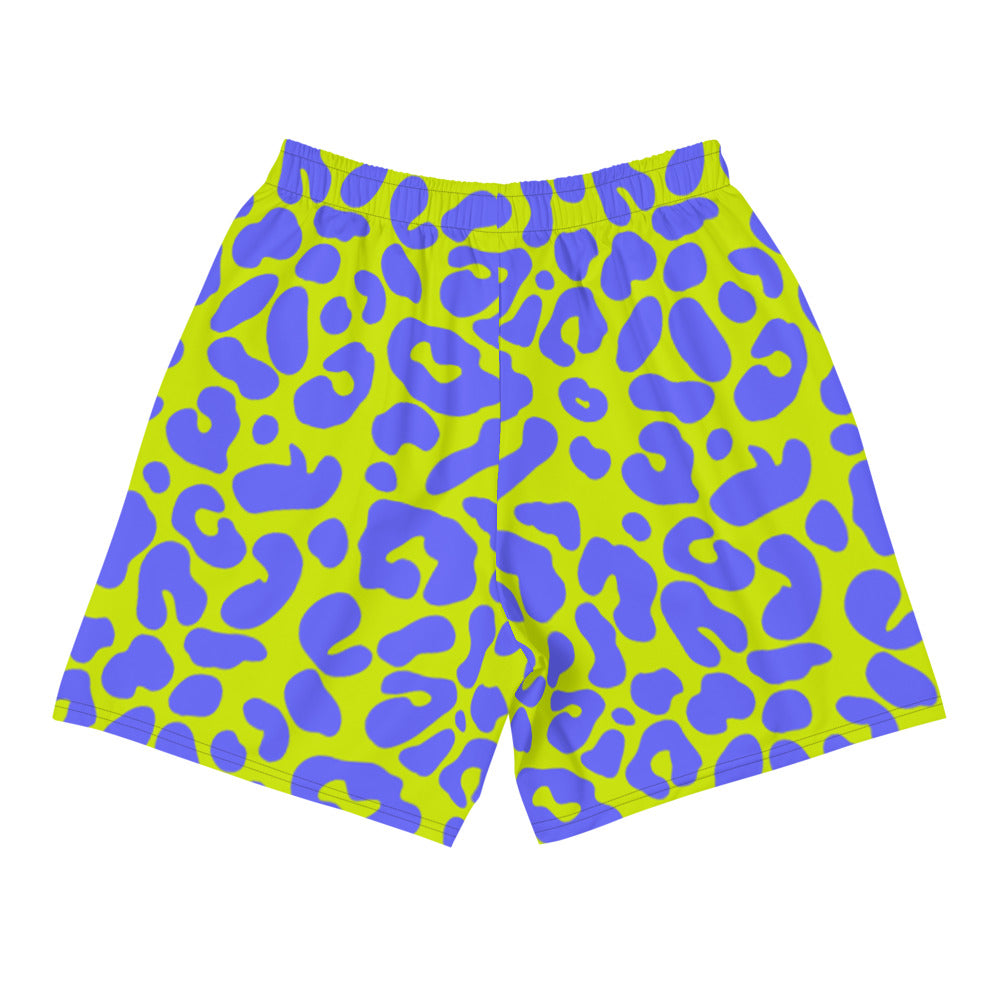"Leopard" Men's Athletic Long Shorts