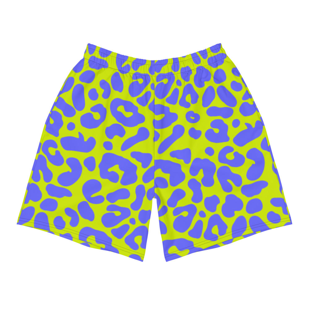 "Leopard" Men's Athletic Long Shorts