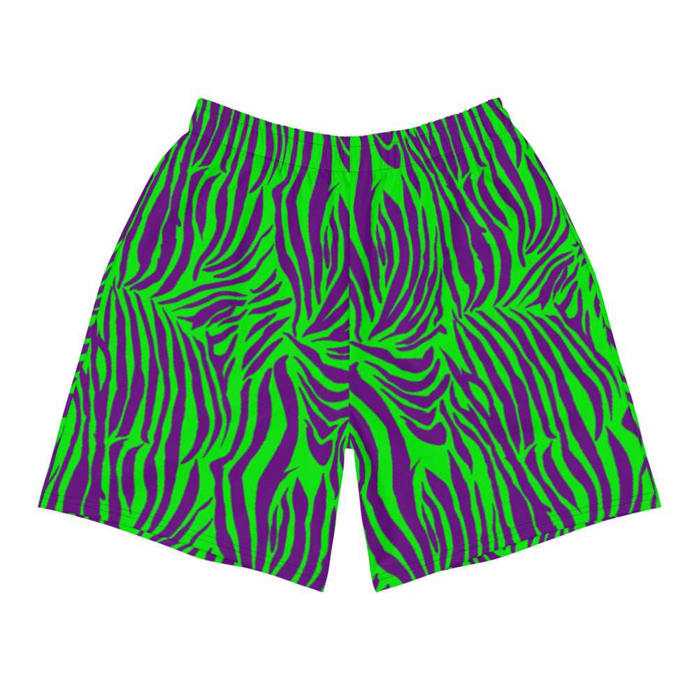 "Zebra" Men's Athletic Long Shorts