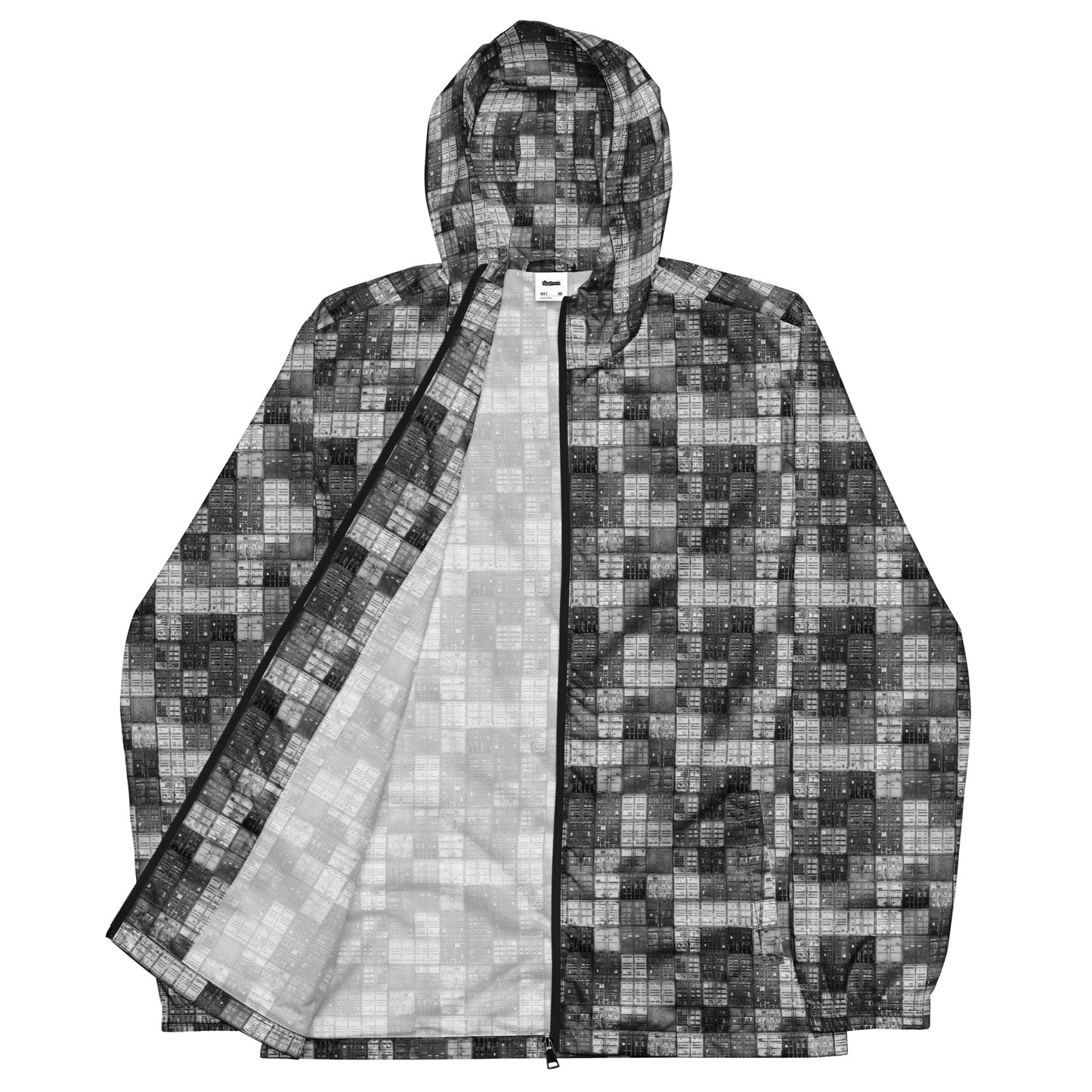 "Mono Shipping Containers" Windbreaker