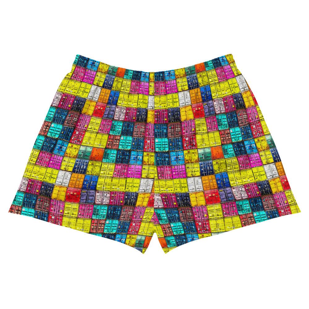 "Shipping Containers" Women's Athletic Shorts