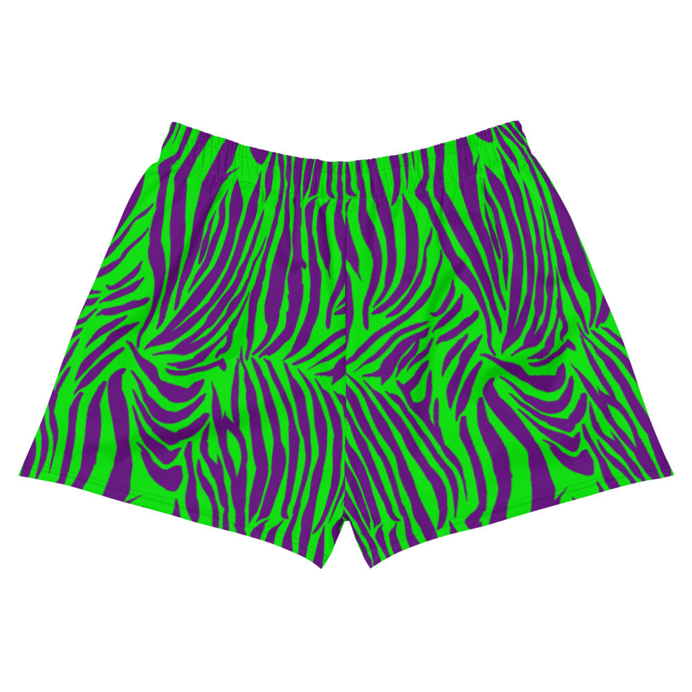 "Zebra" Women's Athletic Shorts