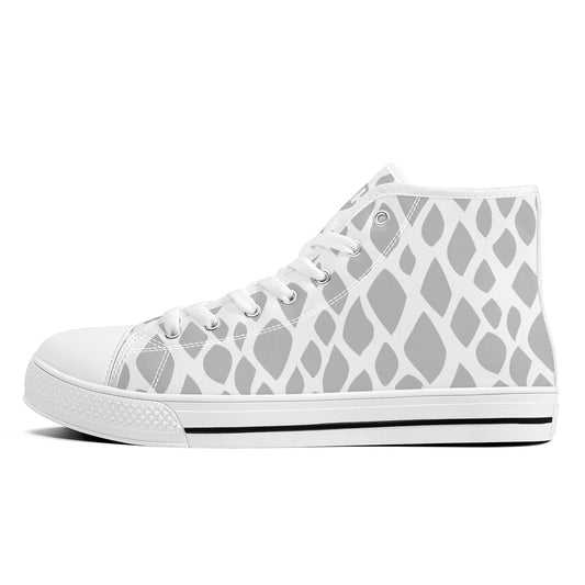 "Nix Snake" High Top Canvas Shoes
