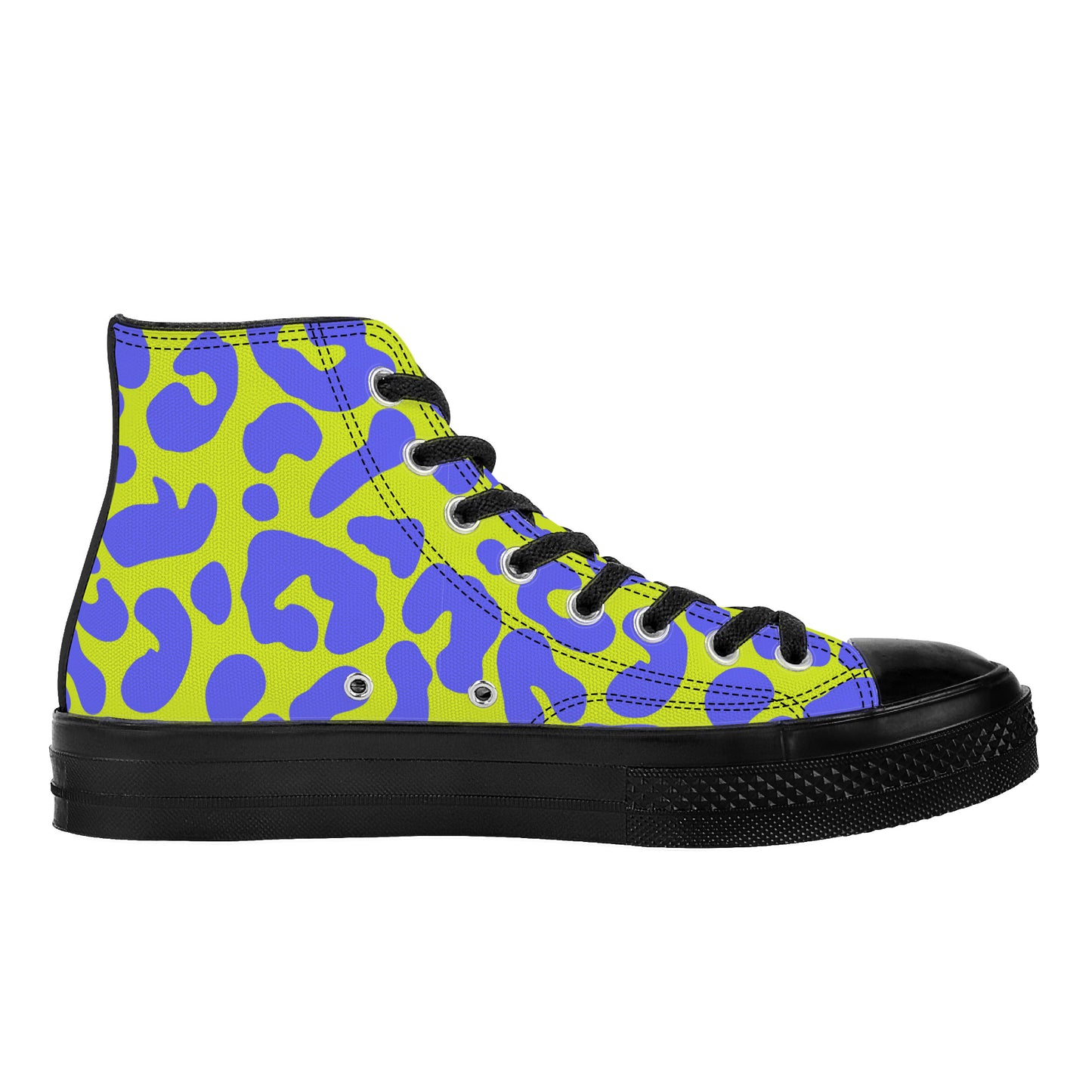 "Leopard" High Top Canvas Shoes