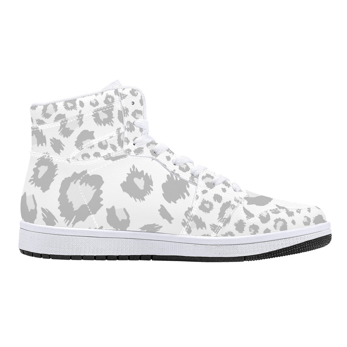 "Nix Jaguar" High-Top Synthetic Leather Sneakers