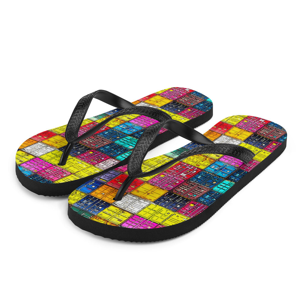 "Shipping Containers" Flip-Flop