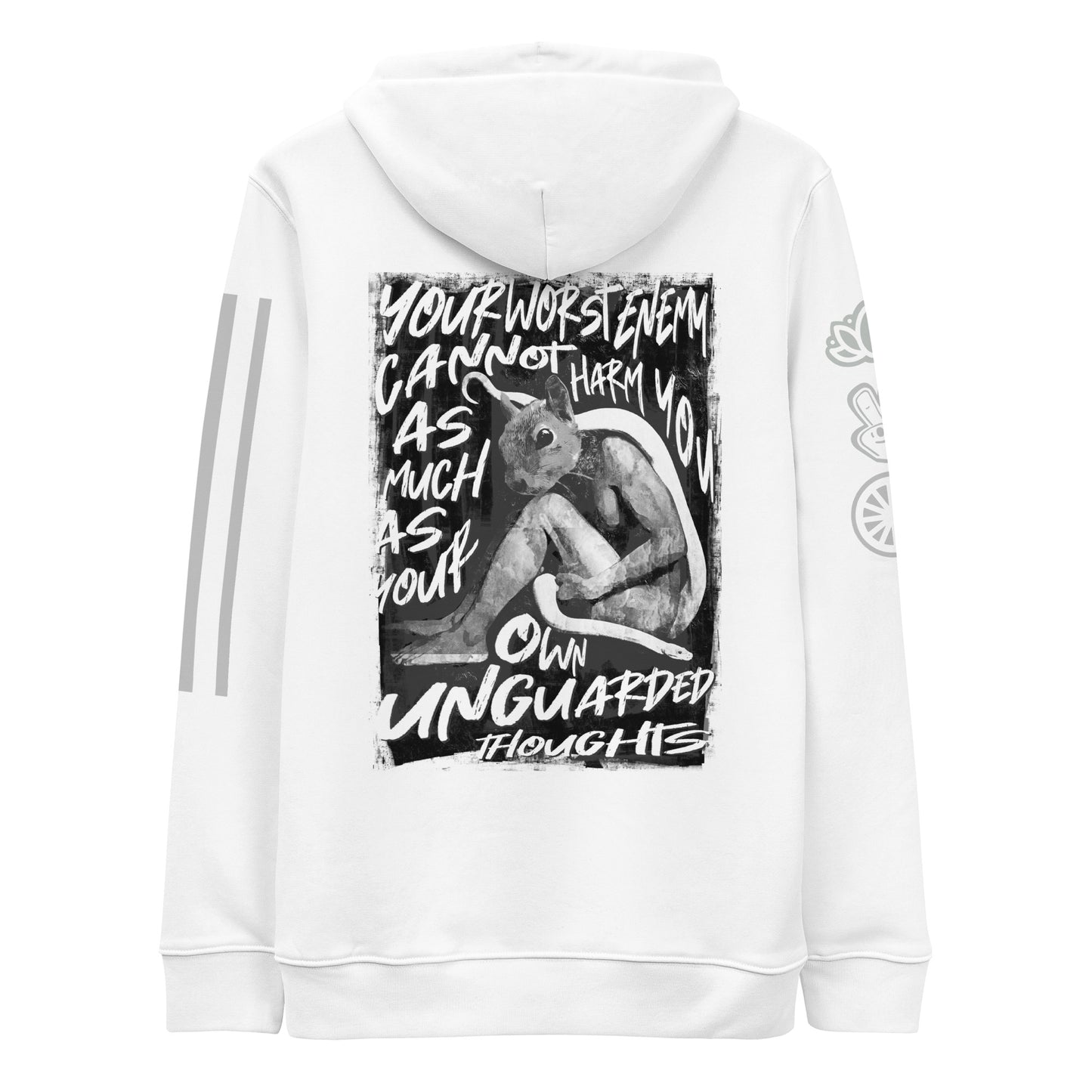 "Nix Unguarded Thoughts" Unisex Eco-friendly Hoodie