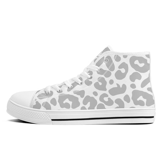 "Nix Leopard" High Top Canvas Shoes
